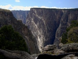 Painted Wall, north rim, Black Canyon of the Gunnison, Colorado  [C-2020Z]